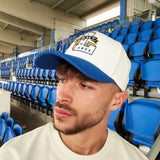 WHITE GRIMEY CAP