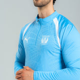 Sudadera Entreno Cuerpo Técnico Azul Celeste Adulto 26/27