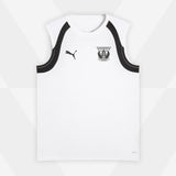 Camiseta Sin Mangas Entreno Blanca Adulto 26/27